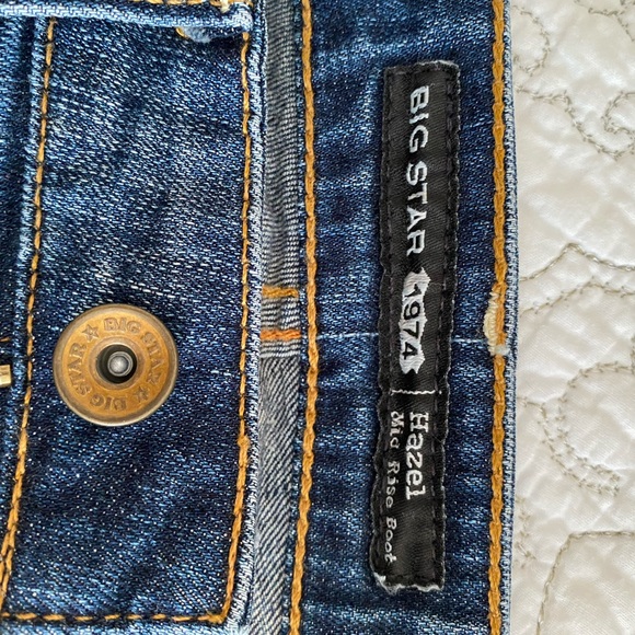 Big Star jeans. Like new, gently worn. No stains, rips or tears. - Picture 2 of 6